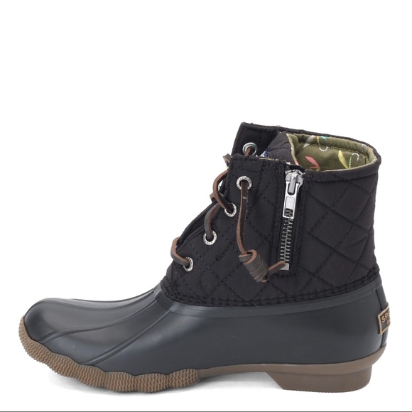 sperry saltwater quilted nylon duck boots